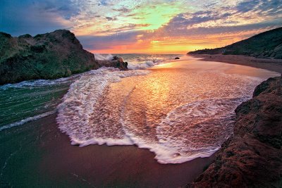 Leo Carrillo State Beach, Malibu, CA - Sunset