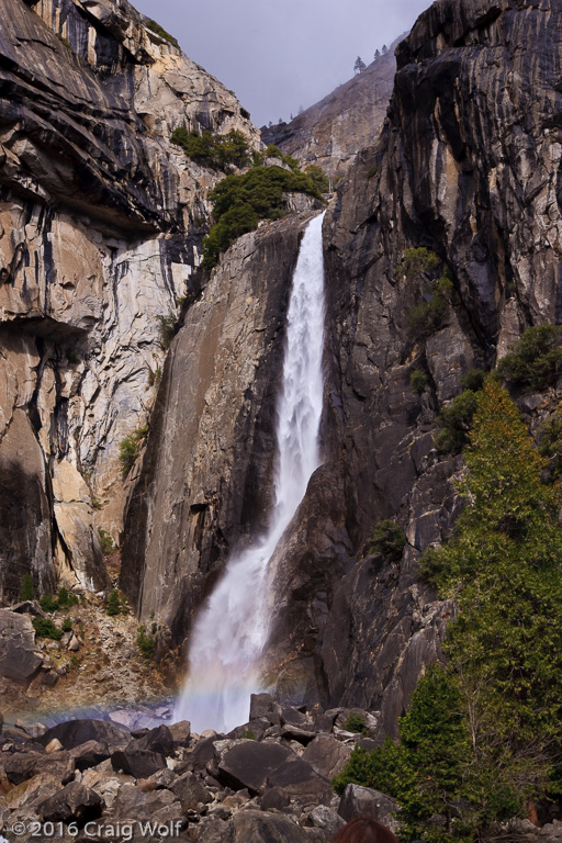 Lower Yosemite Falls,  Yosemite, California